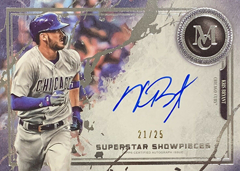 2019 Topps Museum Collection Baesball Superstar Showpieces Kris Bryant