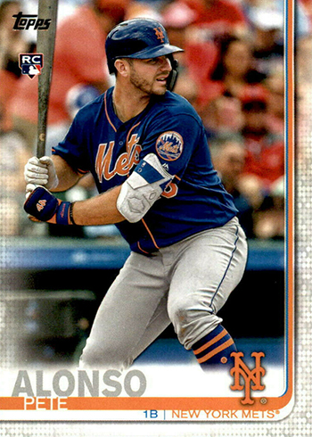 2019 TOPPS NOW #496 PETE ALONSO 1ST ROOKIE EVER WITH MULTIPLE RBI IN ASG 