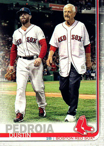  2019 Topps MLB Stickers #24 Dustin Pedroia/Manny