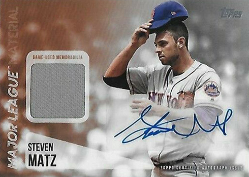 Steven Matz #32 - Game Used 1986 Throwback Jersey - Mets vs
