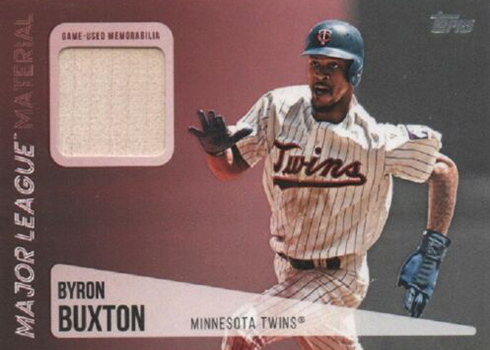 2019 Topps Series 2 Baseball Major League material Byron Buxton