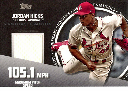 2019 Topps Series 2 Baseball Significant Statistics Relic Jordan Hicks