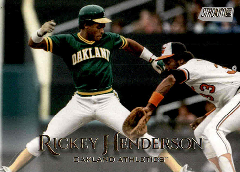  2018 Topps Stadium Club #161 Rickey Henderson New York