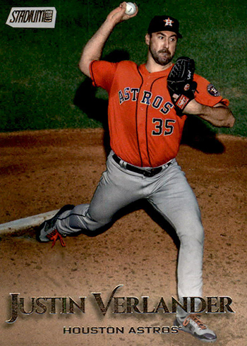 2019 Topps ASG JUSTIN VERLANDER Jersey Houston Astros @CT09