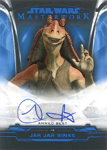 2019 Topps Star Wars Masterwork Ahmed Best Autograph