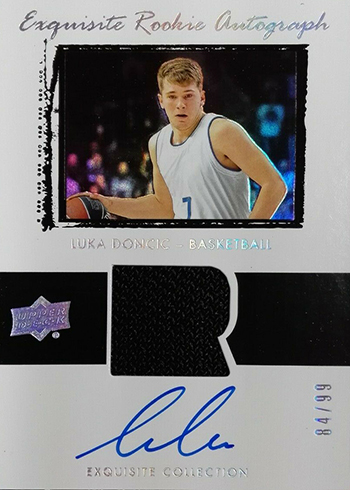 2019 Upper Deck Goodwin Champions Exquisite Luka Doncic Autograph