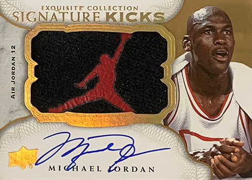 2019 Upper Deck Goodwin Champions Exquisite Signature Kicks Michael Jordan B