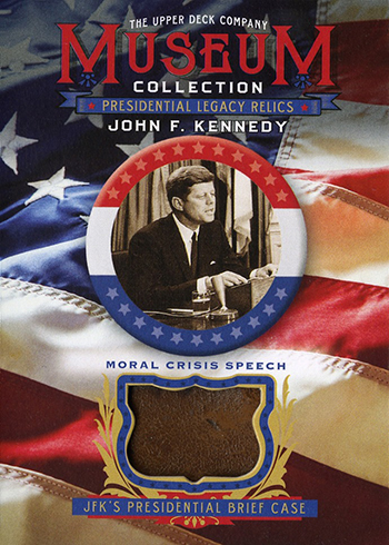 2019 Upper Deck Goodwin Champions Museum Collection JFK Presidential Briefcase