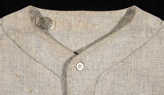 Babe Ruth road jersey sells at auction for $5.64 million