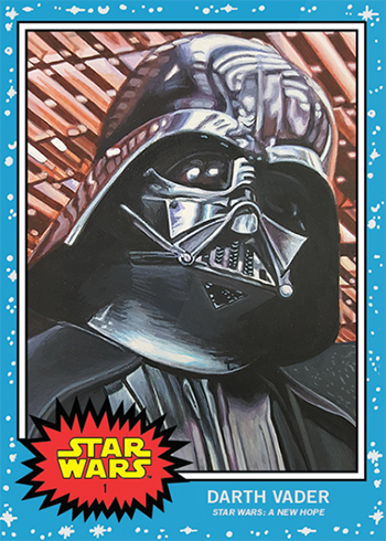 Topps Star Wars Digital Card Trader Green Darth Vader Variant 
