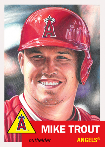 Topps Living Set 200 Mike Trout