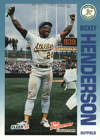 1992 fleer rickey henderson #681 Values - MAVIN