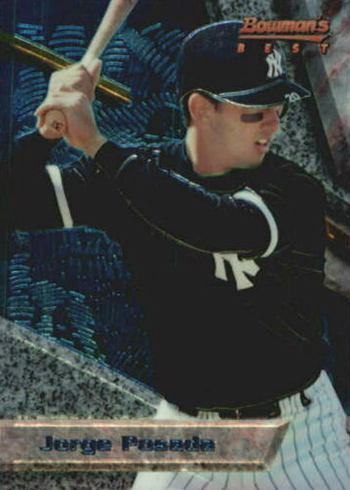 Jorge Posada Beckett Signed 1996 Upper Deck Collectors Choice