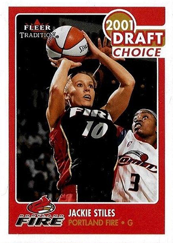 2001 Fleer WNBA Jackie Stiles Rookie Card