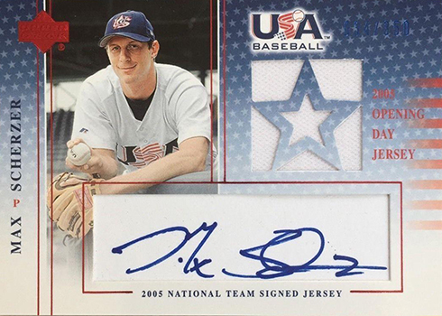 2008 Upper Deck USA Baseball Junior National Team Black Ink Jersey