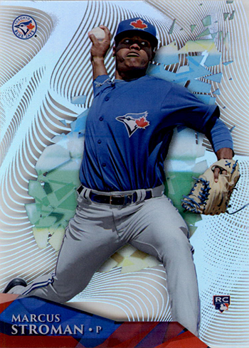 Blue Jays' Stroman unveils new baseball card