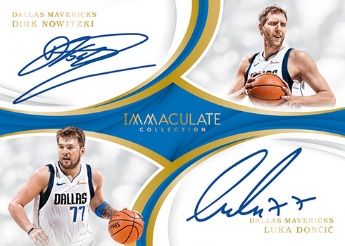 2018-19 Panini Immaculate Collection Basketball Dual Autographs