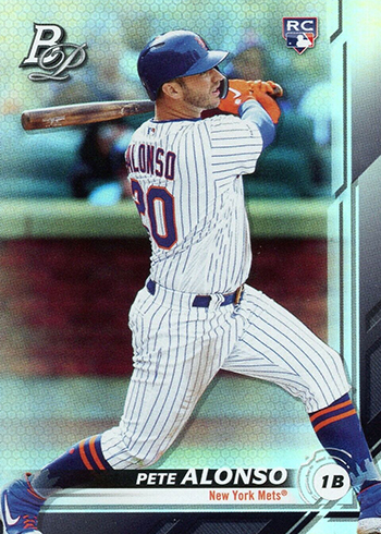 2019 Bowman Platinum Variation 20 Pete Alonso