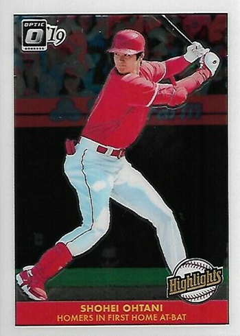 2019 Donruss Optic Baseball Highlights Shohei Ohtani