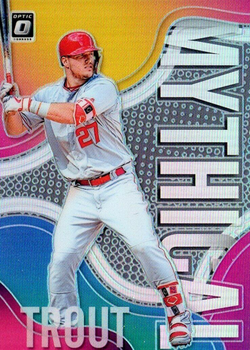 2019 Donruss Optic Baseball Mythical Holo Mike Trout