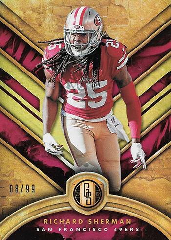 2019 Panini Score Defenders Richard Sherman Jersey #D-19 San