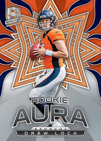 2019 Panini Spectra Football Rookie Aura Orange