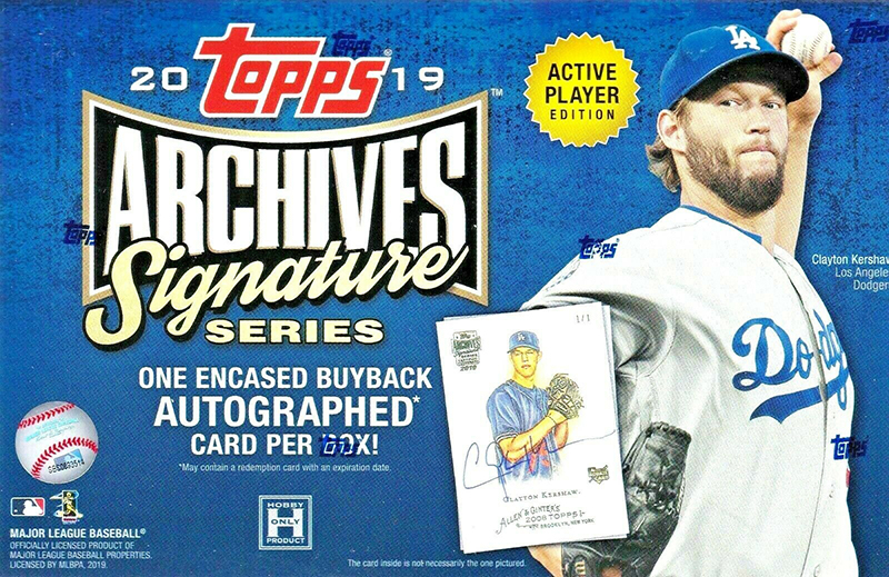 2019 Topps Archives Signature Series Active Checklist, Set Info, Boxes
