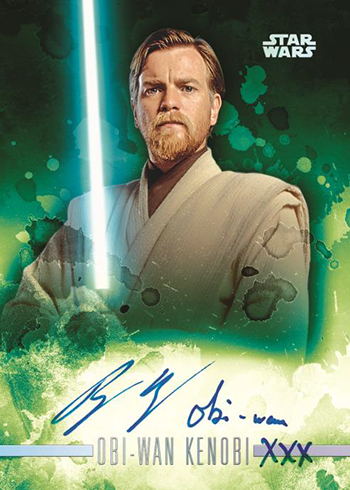 2019 Topps Star Wars Stellar Signatures Ewan McGregor