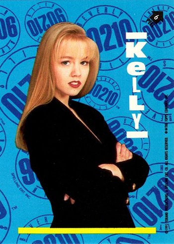 1991 Topps Beverly Hills 90210 Stickers 6 Kelly
