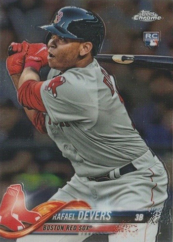 2018 Topps Chrome Rafael Devers Rookie Card