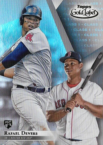 Rafael Devers 2018 Topps Gold Label Class 2 Blue Rookie Rc #d