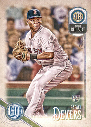 Rafael Devers 2018 Topps Gold Label Class 2 Blue Rookie Rc #d 51/99