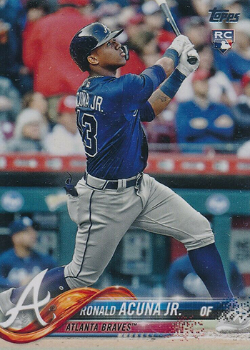 Sold at Auction: 2018 Topps Throwback Thursday Ronald Acuna Jr