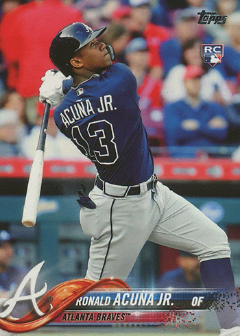 Bat Down, Prices Up: 2018 Topps Series 2 Ronald Acuna Prices Soaring