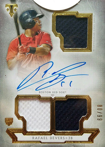 Rafael Devers 2018 Topps Gold Label Class 2 Blue Rookie Rc #d