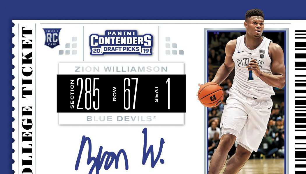 Zion Williamson Signs Exclusive Trading Card Autograph Deal With Panini