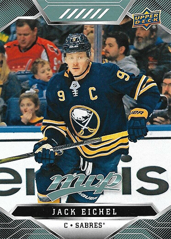 Jack Eichel Jersey Card SP Rainbow #26 Sabres 2019-20 UD ICE Hockey