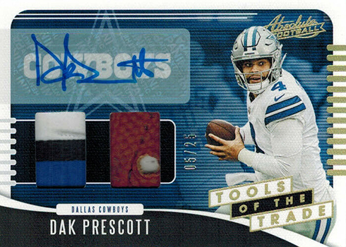 : 2019 Panini Absolute #51 Dak Prescott Dallas Cowboys Football  NFL : Collectibles & Fine Art