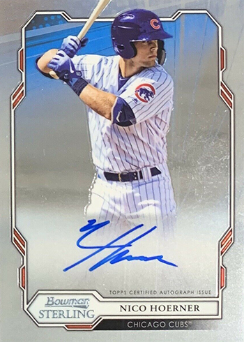 2019 Bowman Sterling Prospect Nico Hoerner #BSPA-NH Auto 