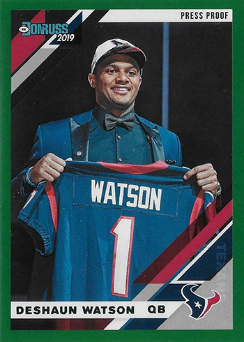 2022 Donruss Football Name Variation Derrick DeShaun Watson Browns QB SSP  #180