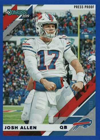 : 2019 Donruss Football Variation Blue Press Proof #121v