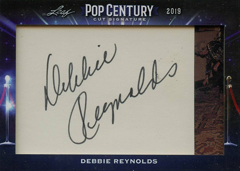 2019 Leaf Metal Pop Century Cut Signatures Debbie Reynolds