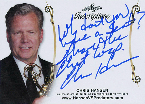 2019 Leaf Metal Pop Century Inscriptions Chris Hansen