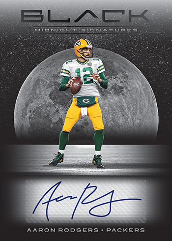 2019 Panini Black Football Midnight Signatures