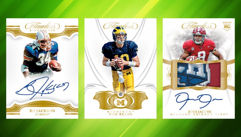 2022 Panini Flawless Collegiate Football Checklist, Hobby Box Info