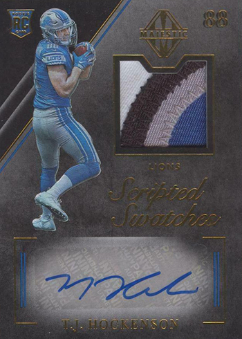  2019 Panini Majestic Rookie Scripted Swatches Gold #105 Will  Grier RC Used Jersey PATCH AUTO 5/25 Carolina Panthers NFL Football Trading  Card : Collectibles & Fine Art