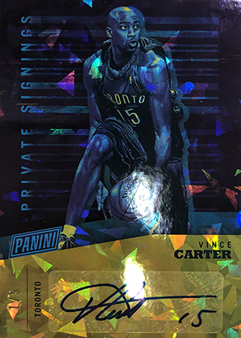 2019 Panini National Convention Private Signings Vince Carter
