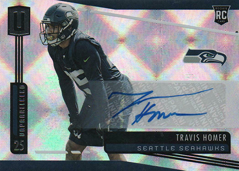 Travis Homer Autographed Card 