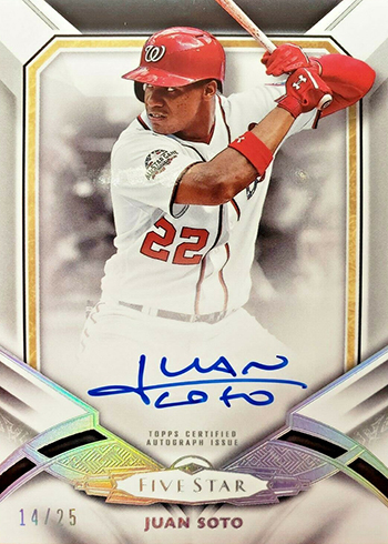 2019 Topps Five Star Autographs Fernando Tatis Jr.