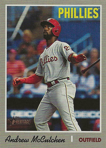 2017 Topps Tribute Andrew Mccutchen jersey #D50/192 #TR-AM *68474